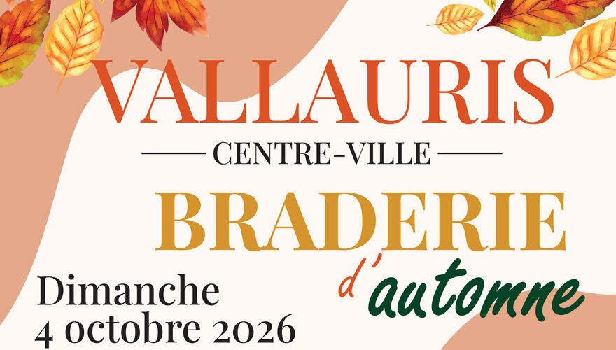 Braderie d'automne à Vallauris