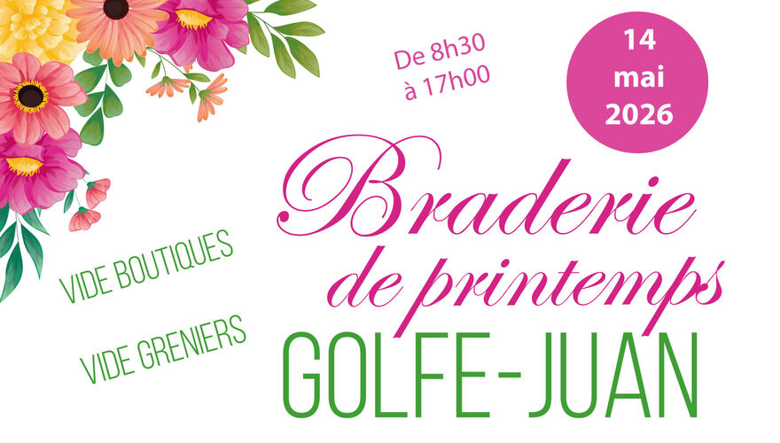 Braderie de Printemps à Golfe-Juan